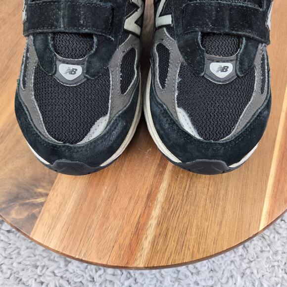 New Balance FuelCell 990v6 Black Silver Casual Hook Loop Sneaker Kid 2 XW X-Wide - Picture 6 of 14